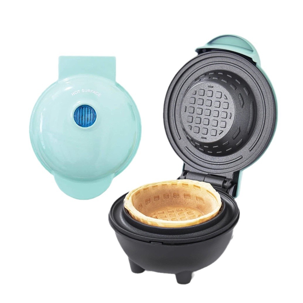 Mini Waffle Maker Machine - Mini máquina eléctrica para hacer tazones