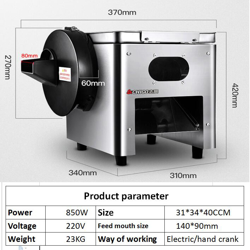 Máquina Cortadora de Jamón Aut - Automatic Meat Slicer Home reseña y precio