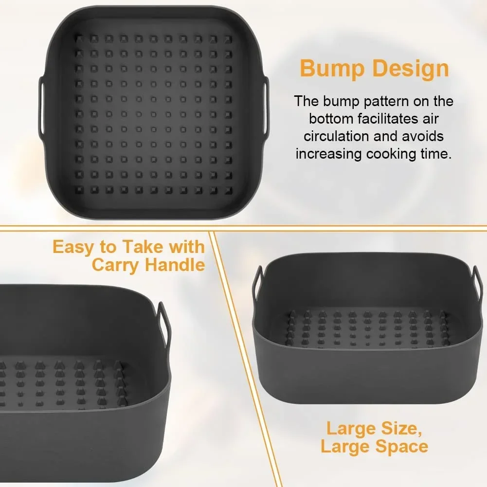 Olla de silicona para freidora - Air Fryer Silicone Pot Liner reseña y precio