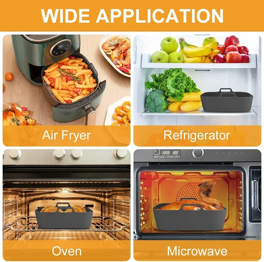 Olla de silicona para freidora - Air Fryer Silicone Pot Liner reseña y precio