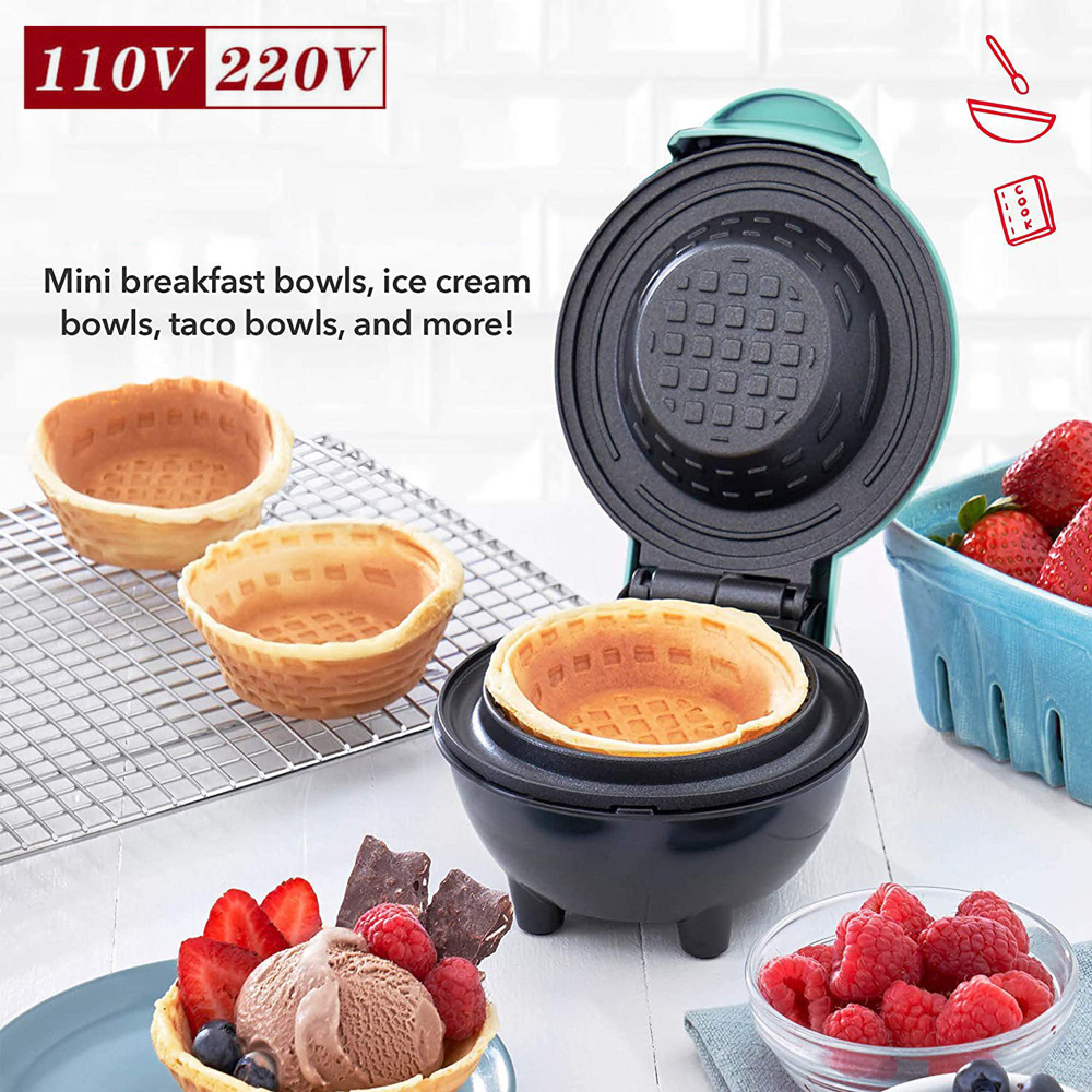 Mini máquina eléctrica para ha - Mini Waffle Maker Machine reseña y precio