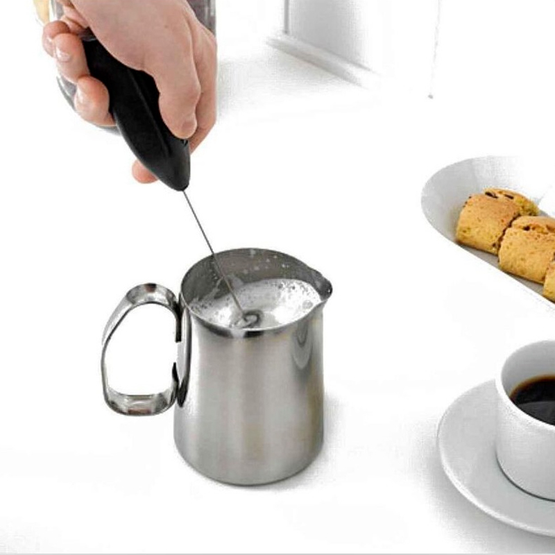 Espumador de leche inalámbrico - Electric Milk Frother Handheld reseña y precio