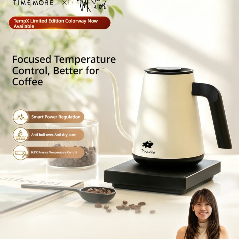 Hervidor eléctrico Timemore Fi - Electric Kettle Temperature Control reseña y precio