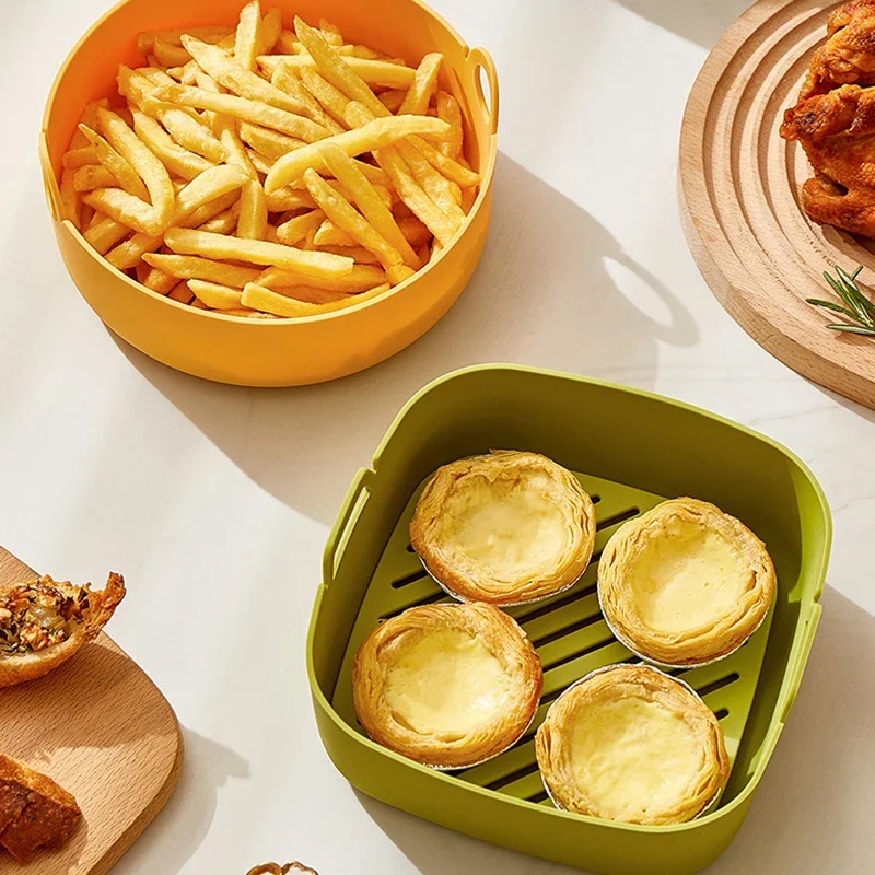 Revestimientos redondos para f - Air Fryer Silicone Pot Liner reseña y precio