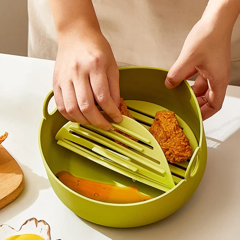 Revestimientos redondos para f - Air Fryer Silicone Pot Liner reseña y precio