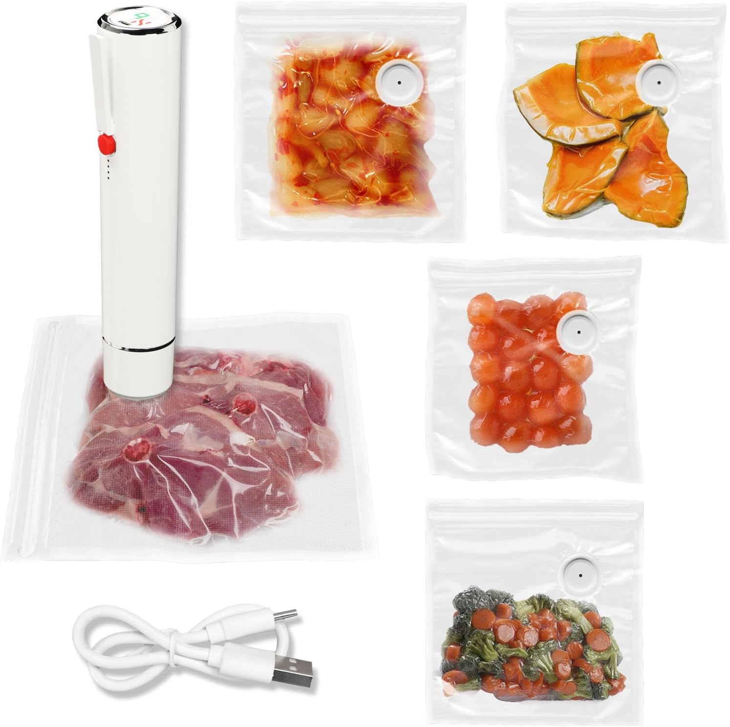 Sellador al vacío portátil, má - Food Vacuum Sealer Machine reseña y precio