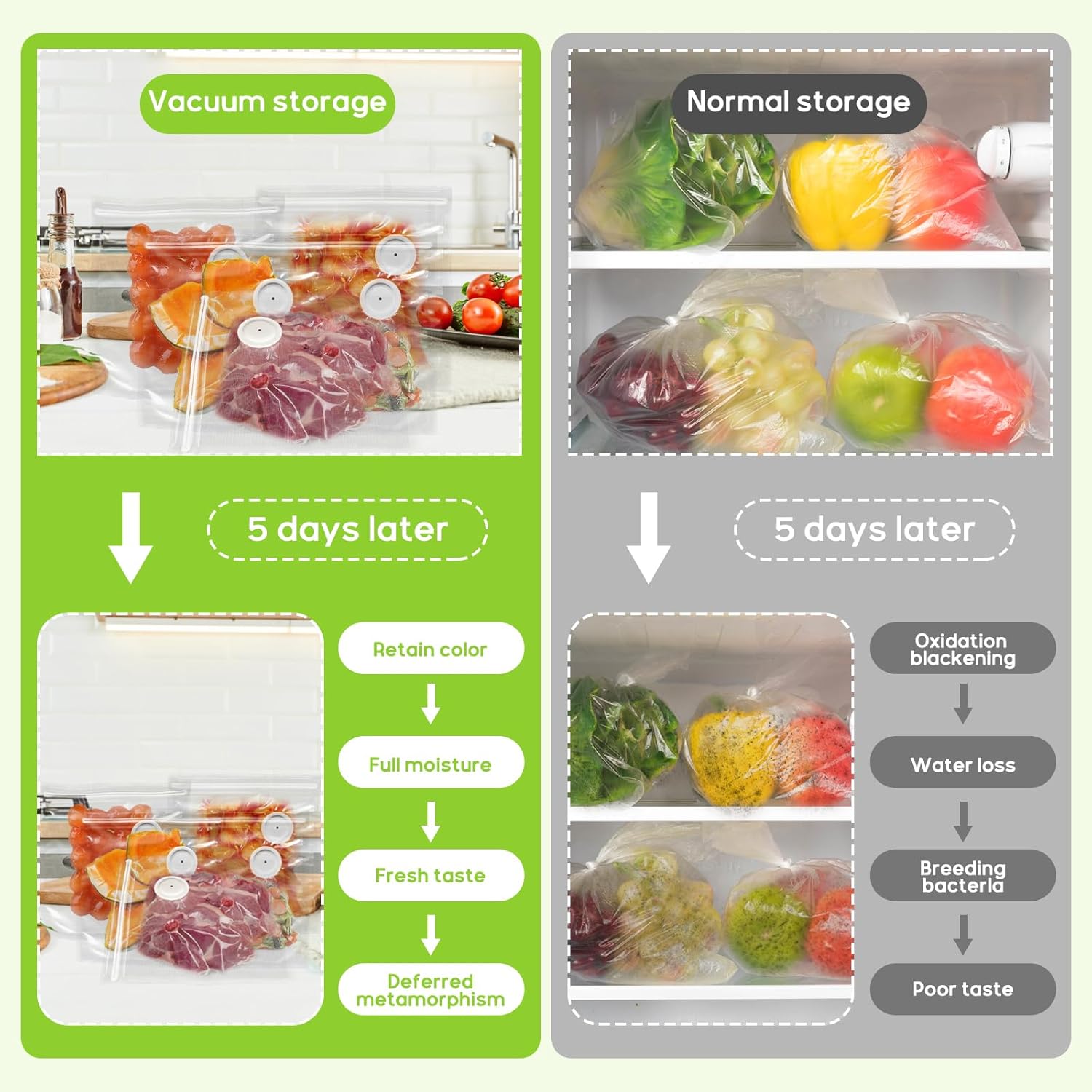 Sellador al vacío portátil, má - Food Vacuum Sealer Machine reseña y precio