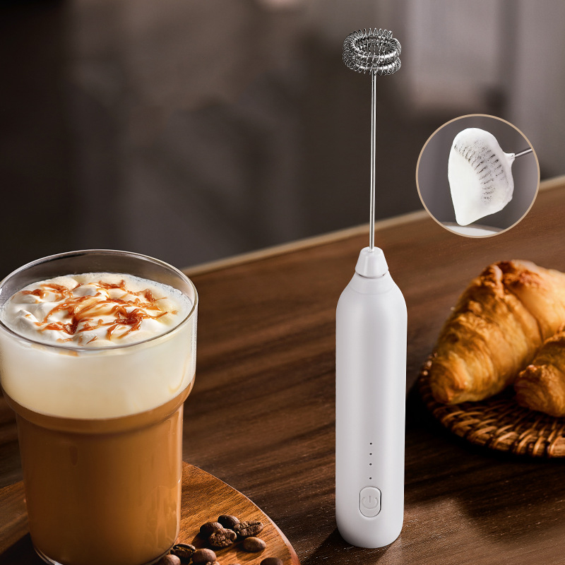 Batidora eléctrica para espuma - Electric Milk Frother Handheld reseña y precio
