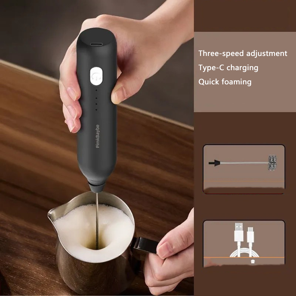 Batidora eléctrica para espuma - Electric Milk Frother Handheld reseña y precio