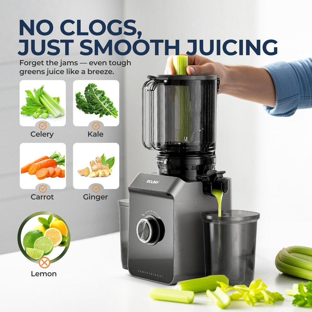 Extractor de Jugos Prensados e - Electric Slow Juicer Cold Press reseña y precio